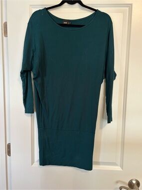 ASOS Teal Long Sleeve Dolman Dress